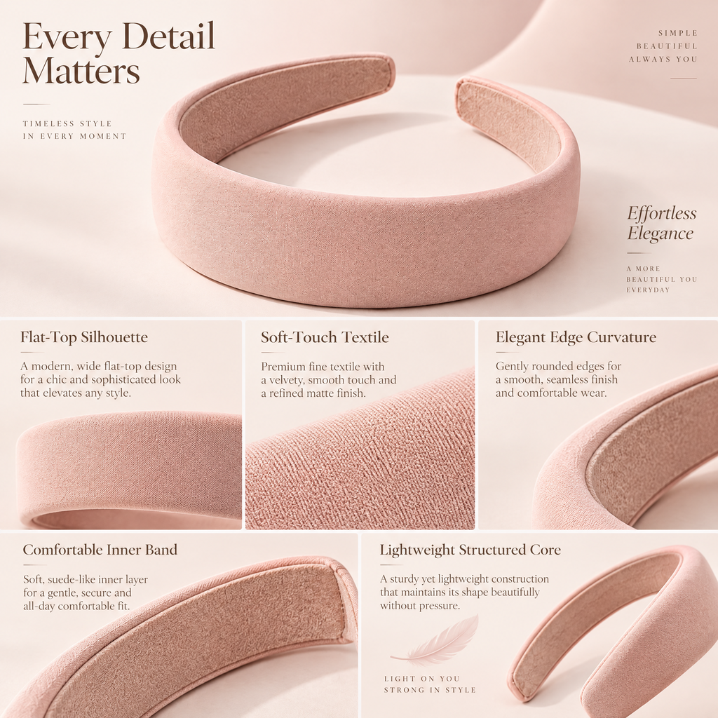Braxtonel™ Wide Blush Headband