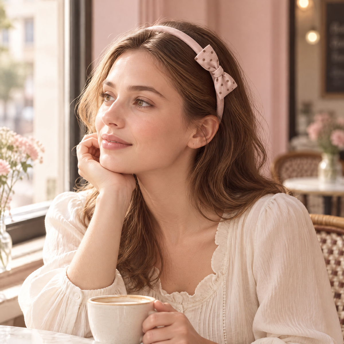 Braxtonel™ Polka Dot Bow Headband