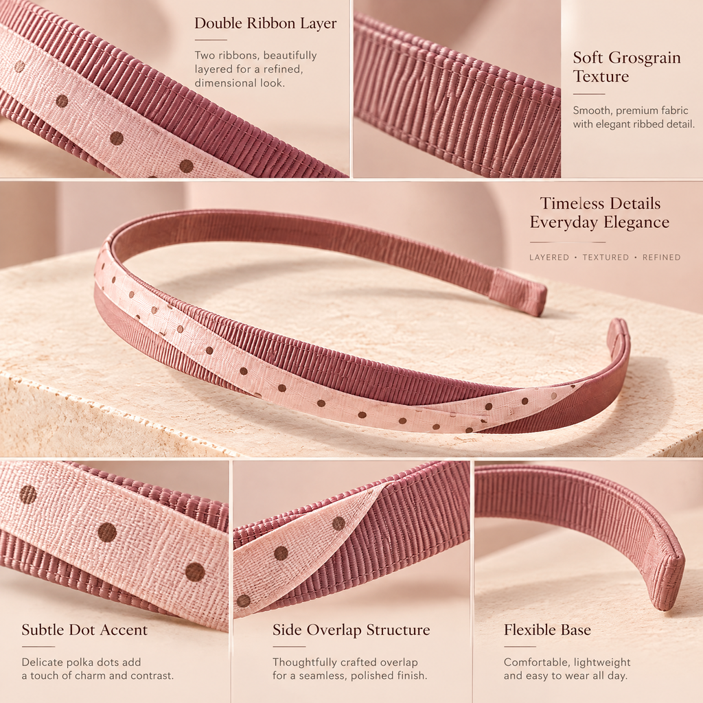 Braxtonel™ Slim Polka Dot Headband