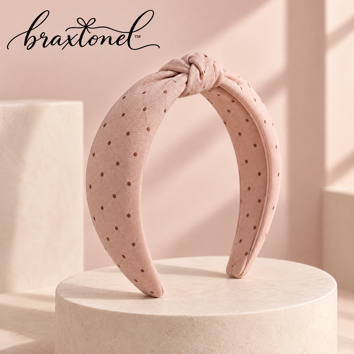 Braxtonel™ Polka Dot Knot Headband