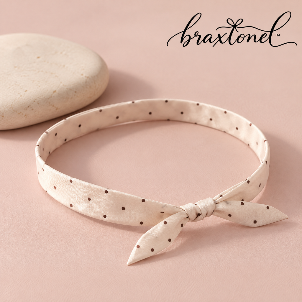 Braxtonel™ Polka Dot Tie Headband