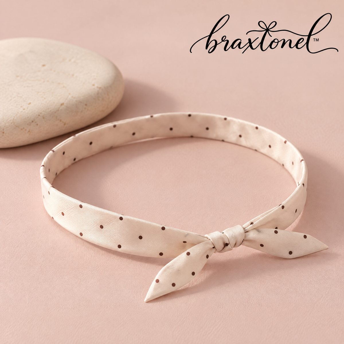 Braxtonel™ Polka Dot Tie Headband