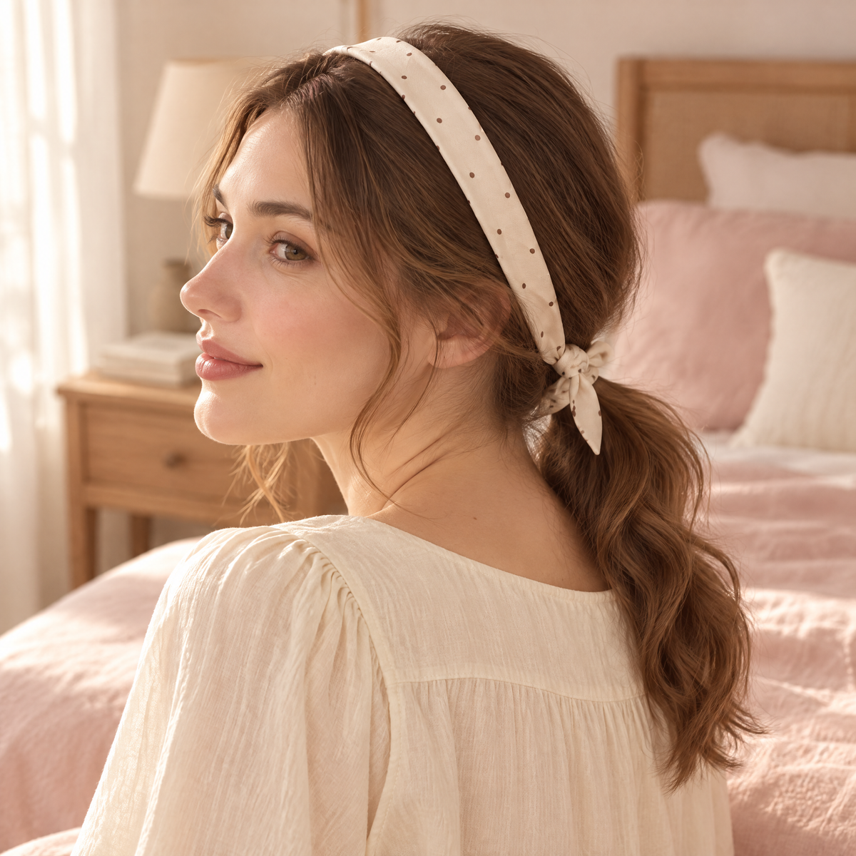 Braxtonel™ Polka Dot Tie Headband