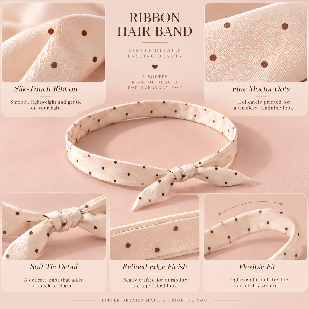 Braxtonel™ Polka Dot Tie Headband