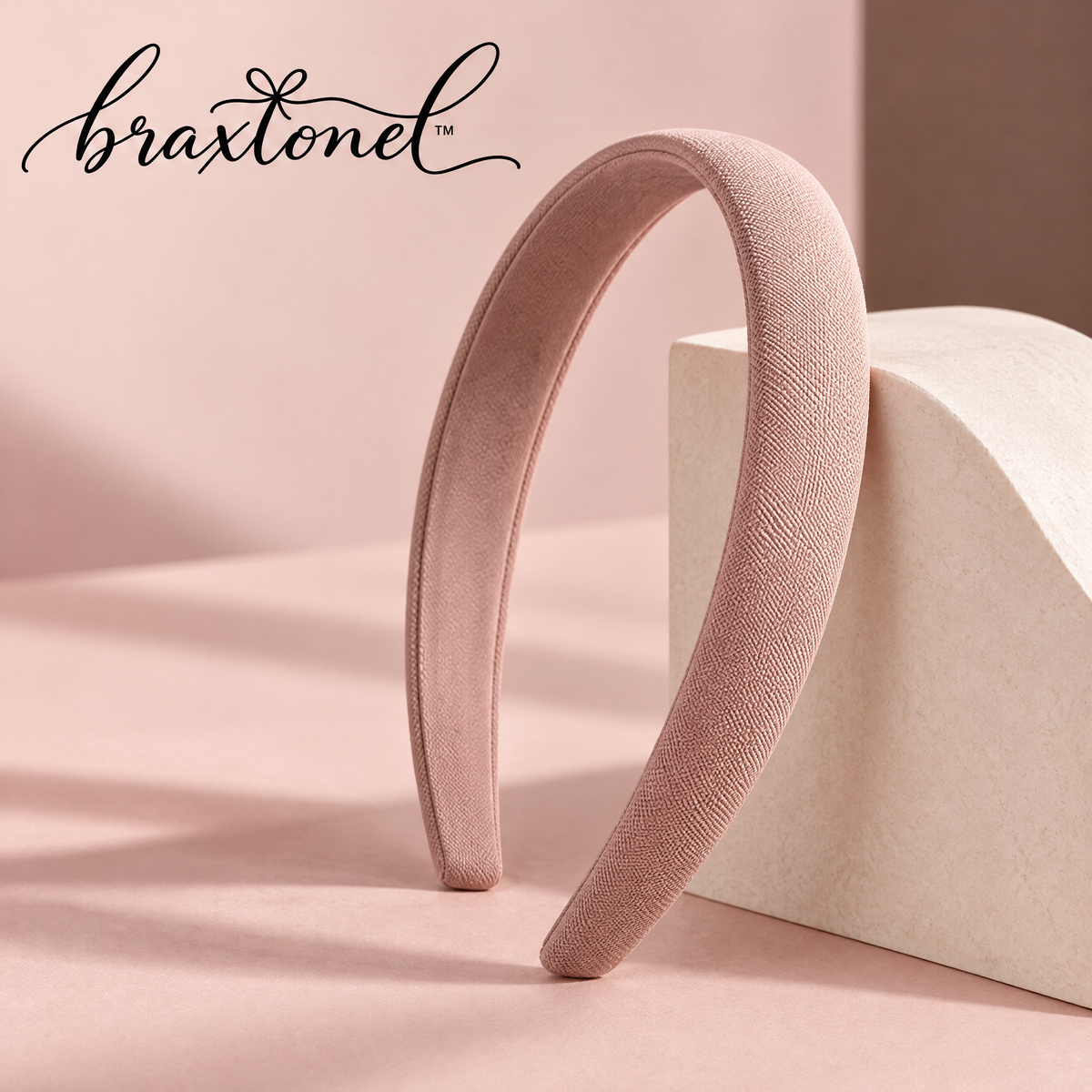 Braxtonel Woven Blush Headband — product view